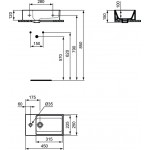 Умывальник подвесной Ideal Standard Extra T373301 Умывальник подвесной Ideal Standard Extra T373301